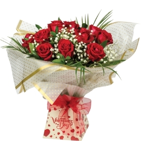 Valentines 12 best special red roses